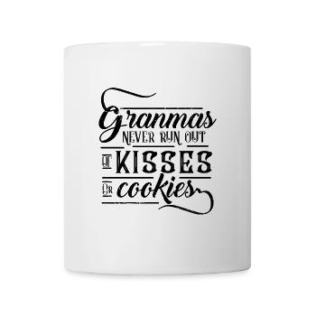 Backfreudige Keksoma Enkelkinder - Tasse - Weiß - Vorne
