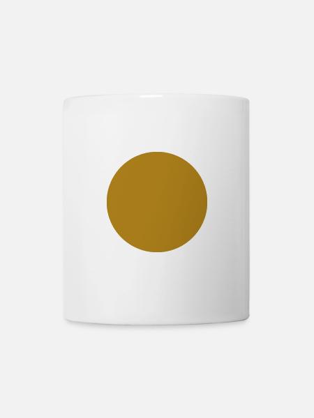 Kreis Gold - Tasse - Weiß