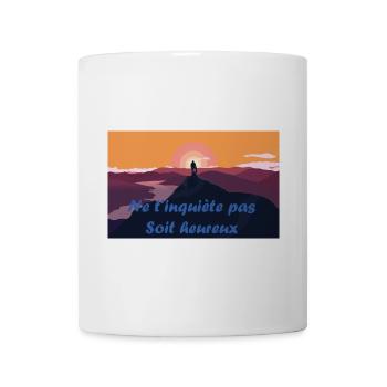 ne t'inquiète pas - Mug blanc - blanc - Devant
