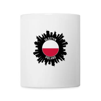Olsztyn Skyline Polen Flagge Reise Souvenir - Tasse - Weiß - Vorne