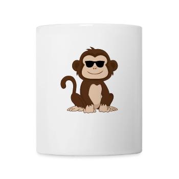 Affe Cooler Cooles Äffchen Baby Geschenkidee - Tasse - Weiß - Vorne