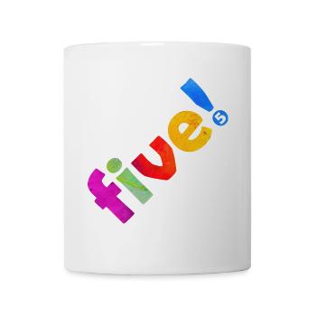 FIVE 5 YEARS 5TH BIRTHDAY - Mug - white - Front