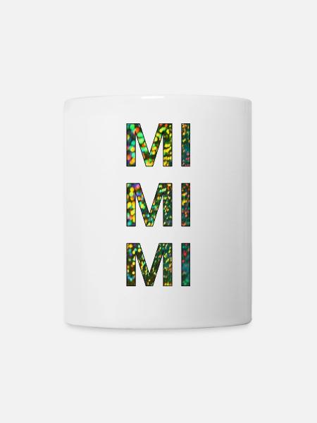 mimimi glitter - Tasse - Weiß
