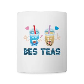 Bes Teas Blasentee Boba Tea - Tasse - Weiß - Vorne