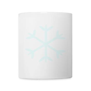 Schneeflocke Schnee Schneekristall Eiskristall  - Tasse - Weiß - Vorne
