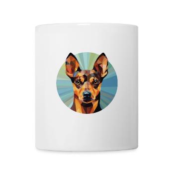 Deutsch Rauhaar Vorstehhund Rasse Aquarell - Tasse - Weiß - Vorne