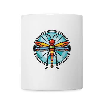Moskito-Bunte Aquarell-Tierillustration - Tasse - Weiß - Vorne