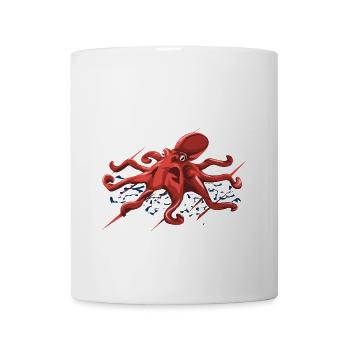 Geheimnisvoller Oktopus Tiefsee - Tasse - Weiß - Vorne