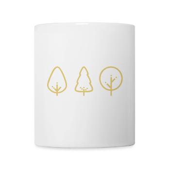 Icon Wald - Tasse - Weiß - Vorne