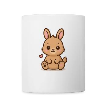 Kleines Häschen – flauschig & süß - Tasse - Weiß - Vorne