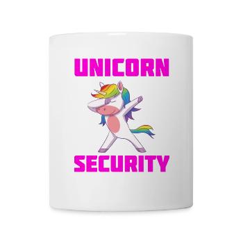 Unicorn Security Funny - Tasse - Weiß - Vorne