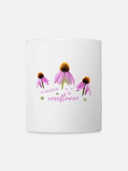 Coneflower Sonnenhut - Tasse - Weiß