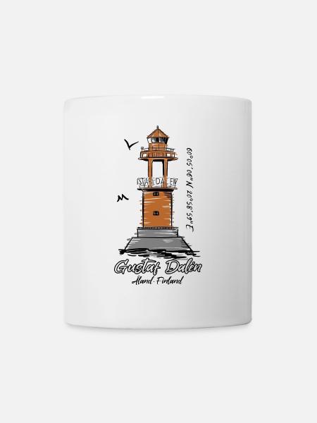 GUSTAF DALE T-SHIRTS, LIGHTHOUSE PRODUKTE, GIFTS - Tasse - Weiß