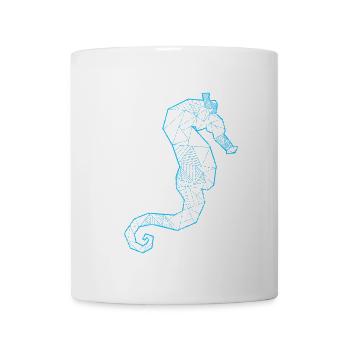 Anmutiges Seepferdchen Korallenriff - Tasse - Weiß - Vorne