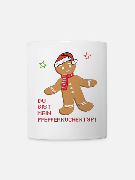 Pfefferkuchenmann - Tasse - Weiß