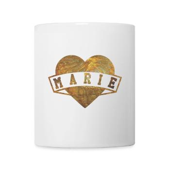 Marie Herzen Gold - Tasse - Weiß - Vorne