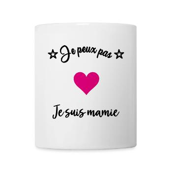 ICH KANN NICHT, ICH BIN OMA - Tasse - Weiß - Vorne