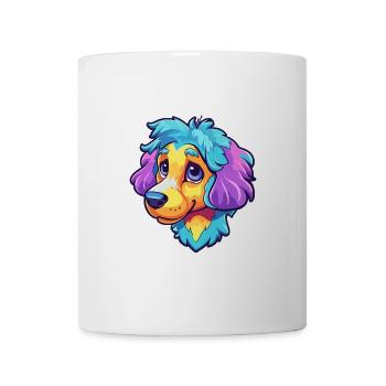 Kyi Leo Hunderasse Cartoon Kawaii Illustration - Tasse - Weiß - Vorne