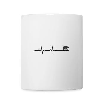 Bärenherzschlag - Tasse - Weiß - Vorne