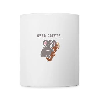 Kaffee Spruch Koalabär - Tasse - Weiß - Vorne