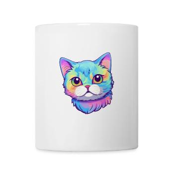 Brasilianische Kurzhaarkatze Aquarell Karikatur Kawaii - Tasse - Weiß - Vorne