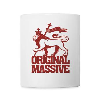 Original Massives Rot - Tasse - Weiß - Vorne