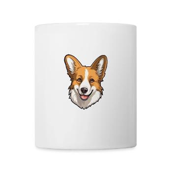 Norwegischer Lundehund Hunderasse Cartoon Kawaii Illus - Tasse - Weiß - Vorne