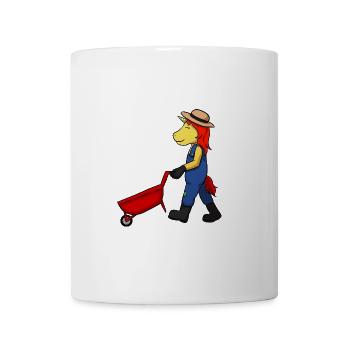 Gardener Unicorn - Tasse - Weiß - Vorne