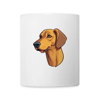 Andalusischer Jagdhund Rasse Cartoon Kawaii Illustra - Tasse - Weiß - Vorne