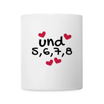 Tanzen Tanz Tanzkurs Rhythmus - Tasse - Weiß - Vorne