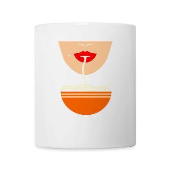 Pho Noodle Essen - Tasse - Weiß - Vorne