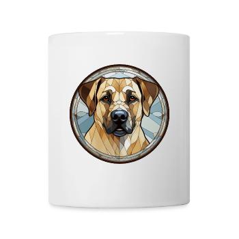 Anatolischer Schäferhund Rasse Aquarellglas - Tasse - Weiß - Vorne