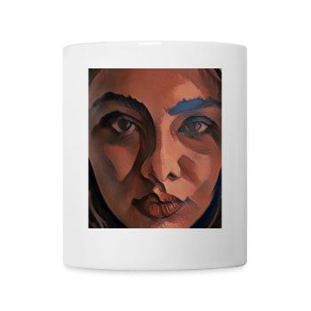 Pastellmädchen ART - Tasse - Weiß - Vorne