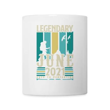Juni 2021 Geburtstagsgeschenk, Jahrgang Juni 2021. - Tasse - Weiß - Vorne