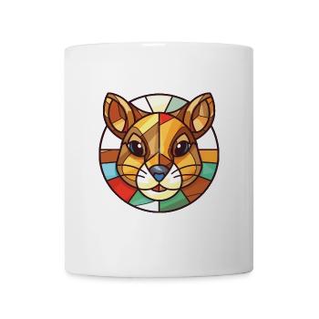 Chipmunk bunte Aquarell-Tierillustration - Tasse - Weiß - Vorne