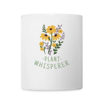 Blumen Pflanzen - Tasse - Weiß - Vorne