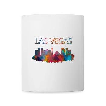 Las Vegas - Tasse - Weiß - Vorne