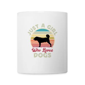 Armenischer Gampr Hund Liebhaber Silhouette Vintage Sonnenuntergang - Tasse - Weiß - Vorne