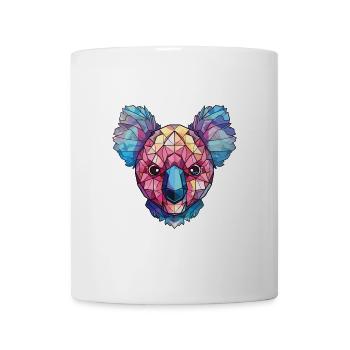 Koala buntes Aquarell Tier Haustier Illustration - Tasse - Weiß - Vorne