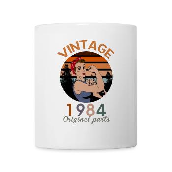 Vintage 1984 Original Parts - Tasse - Weiß - Vorne