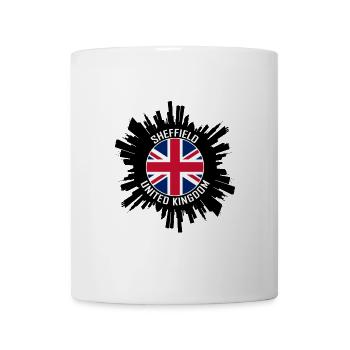 Sheffield Skyline UK Flagge Reisesouvenir - Tasse - Weiß - Vorne