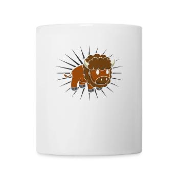 Bison Büffel Liebhaber - Tasse - Weiß - Vorne