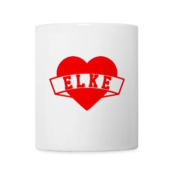 Elke Herzen - Tasse - Weiß - Vorne