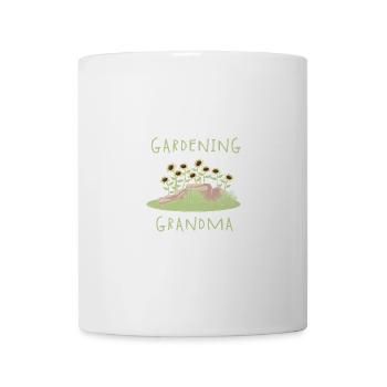 Gardening Grandma - Tasse - Weiß - Vorne