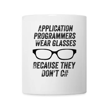 Lustige Programmierer - Tasse - Weiß - Vorne