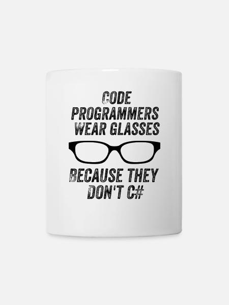 Lustige Programmierer - Tasse - Weiß