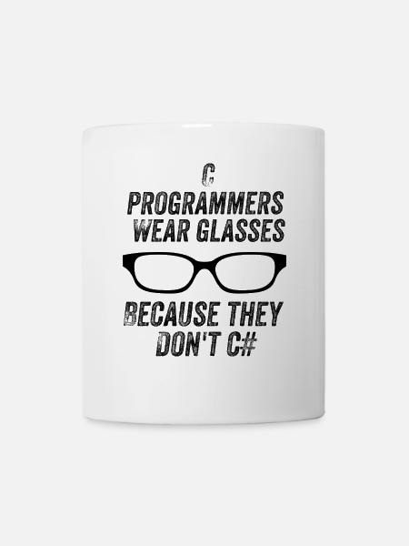 Lustige C-Programmierer - Tasse - Weiß
