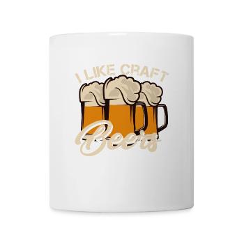 Craftbier Craft Beer Bier Brewery Selbstgebaut - Tasse - Weiß - Vorne