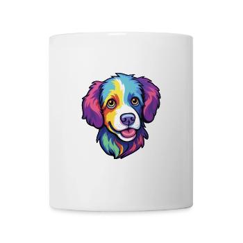 Drentse Patrijshond Hunderasse Cartoon Kawaii Illus - Tasse - Weiß - Vorne