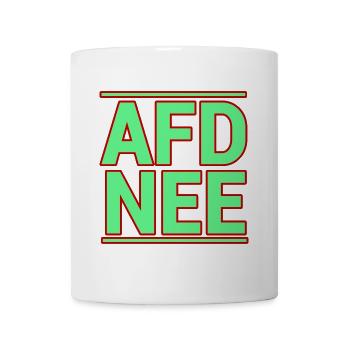 AFD NEE! - Tasse - Weiß - Vorne